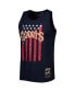 Фото #2 товара Men's Navy San Francisco Giants Cooperstown Collection Stars and Stripes Tank Top