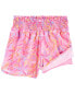 Kid Smocked Shorts in Moisture Wicking Active Fabric 12