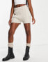 Aeropostale a87 cable knit shorts co-ord in ecru