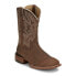 Фото #2 товара Ботинки мужские ковбойские Justin Boots Frontier 11 дюймов Wide Square Toe Brown