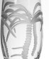 Palm Tree Flute 8Oz - Set Of 4 Glasses