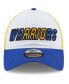 Фото #3 товара Men's White, Royal Golden State Warriors Back Half 9TWENTY Adjustable Hat
