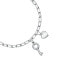 Original steel bracelet with Passioni SAUN16 pendants