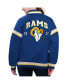 Women's Royal Los Angeles Rams Tournament Full-Snap Varsity Jacket