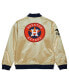 ფოტო #4 პროდუქტის Men's Gold Houston Astros OG 2.0 Lightweight Satin Full-Zip Jacket