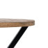 Фото #5 товара Вспомогательный стол Чёрный Натуральный Деревянный Металл Железо дерево и металл Древесина манго 43 x 43 x 49 cm