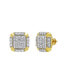 ფოტო #1 პროდუქტის MVP 14k Yellow Gold 1.02 cttw Certified Natural Diamond Stud Earring for Men/Women, Screw Back