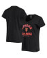 ფოტო #1 პროდუქტის Women's Heathered Black San Francisco Giants Spring Training Arch Scoop Neck T-shirt