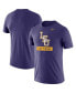 Men's Purple LSU Tigers Softball Drop Legend Performance T-shirt
