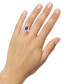ფოტო #4 პროდუქტის Amethyst (1-1/3 ct. t.w.) & Lab-Grown White Sapphire (1/4 ct. t.w.) Halo Ring in 14k Gold-Plated Sterling Silver (Also in Additional Gemstones)