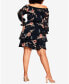 Фото #2 товара Plus Size Trendy Odette Ruffle Dress