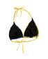 Фото #4 товара Women's Navy Michigan Wolverines Wordmark Bikini Top