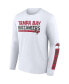 ფოტო #4 პროდუქტის Men's Red, White Tampa Bay Buccaneers Two-Pack 2023 Schedule T-shirt Combo Set