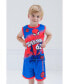 Фото #2 товара Boys Spider-Man Miles Morales Mesh Jersey Tank Top Shirt and Basketball Shorts to