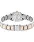 ფოტო #4 პროდუქტის Women's City Two-Tone Stainless Steel Bracelet Watch 32mm