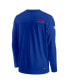 Фото #2 товара Men's Royal Buffalo Bills Sideline Coach Chevron Lock Up Long Sleeve V-neck Performance T-shirt