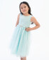 Toddler Girls Sleeveless Sequin and Glitter Mesh Party Dress