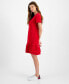 Фото #3 товара Women's Crewneck Short-Sleeve Embroidered Dress