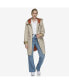 ფოტო #4 პროდუქტის Women's Gemas Lightweight Parka Coat With Matte Shell and Faux Leather Details