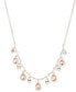 ფოტო #1 პროდუქტის Gold-Tone Crystal Statement Necklace, 15" + 3" extender