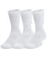 Фото #1 товара Men's Training Cotton 3-Pk. Moisture-Wicking Crew Socks