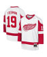 ფოტო #1 პროდუქტის Mitchell Ness Youth Steve Yzerman White Detroit Red Wings 1983-84 Blue Line Player Jersey