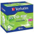 Фото #1 товара Verbatim CD-RW 12x - 12x - CD-RW - 700 MB - Jewelcase - 10 pc(s)