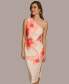 Фото #5 товара Women's Printed One-Shoulder Midi Dress