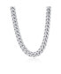 Stainless Steel 14mm Miami Cuban Chain Necklace Серебристый, 24 - фото #1