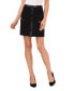 ფოტო #1 პროდუქტის Women's Ponte Faux Leather Mini Skirt