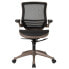 Фото #2 товара Mid-Back Transparent Black Mesh Executive Swivel Chair