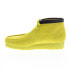 Фото #9 товара Clarks Wallabee Boot 26162470 Mens Yellow Suede Lace Up Chukkas Boots