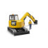 Bruder Cat Mini Excavator with worker - Excavator model - Plastic - 1:16 - Cat - Not for children under 36 months - 409 mm