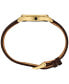 ფოტო #2 პროდუქტის Women's Essentials Brown Leather Strap Watch 29mm