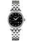 ფოტო #1 პროდუქტის Women's Swiss Automatic Baroncelli Stainless Steel Bracelet Watch 29mm