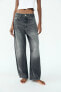 TRF MID-RISE BAGGY BALLOON JEANS