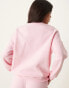 Фото #4 товара Pieces wellness 'sports & running club' sweatshirt co-ord in baby pink