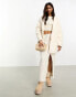 Фото #2 товара Vila borg teddy coat in cream