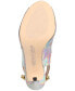 Фото #5 товара Women's Blossom Open-Toe Cutout Lace Ribbon Dress Sandals