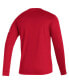 Фото #3 товара Men's Red New York Red Bulls Vintage-Like AEROREADY Long Sleeve T-shirt