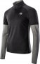 IQ BLUZA IMMO BLACK/GREY MELANGE M