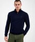 Men's Quarter-Zip Pullover Knit Sweater