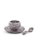 Фото #1 товара Aluminum Artichoke Condiment Set 3 Piece Bowl, Tray, Spoon