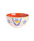 Фото #8 товара Tierra Tile Hand-Painted 4 Piece Bowl Set