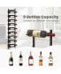 9-Bottle Rustproof Wall-Mounted Wine Rack