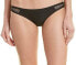 Фото #1 товара L*Space 180275 Womens Mesh Cheeky Bikini Bottom Swimwear Black Size Small