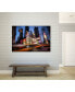 20" x 16" Times Square Rays of Light I Museum Mounted Canvas Print