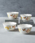 Фото #2 товара Butterfly Meadow Set of 4 Melamine All Purpose Bowls