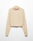Фото #5 товара Women's Turtleneck Knitted Sweater