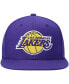 ფოტო #3 პროდუქტის Men's Purple Los Angeles Lakers Ground 2.0 Snapback Hat